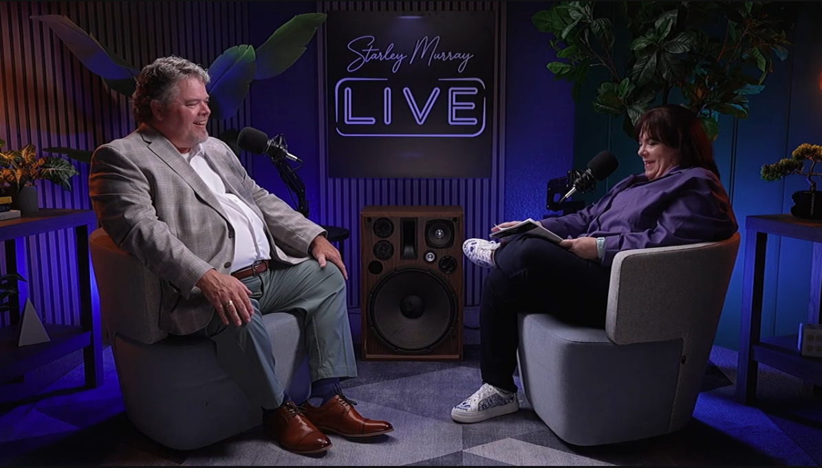 Phillip Smithwick in a podcast recording setting